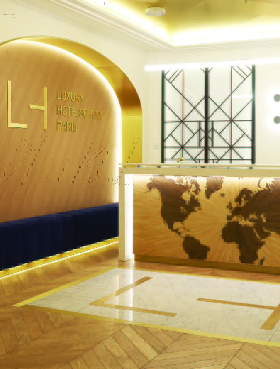 Hall d'accueil de la Luxury Hotel School - Luxury Hotelschool
